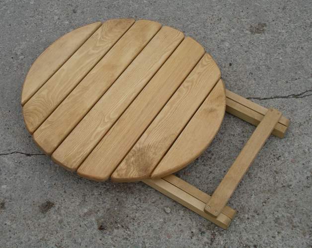 Комплект складной мебели на 6 человек 150 см (Стол, скамейки, стулья) деревянный, КСС-01